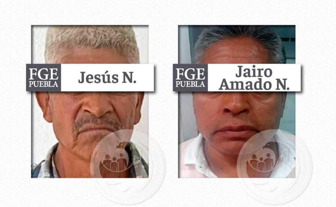 Jesús y Jairo fueron vinculados por el delito de abuso sexual | foto: FGE Puebla
