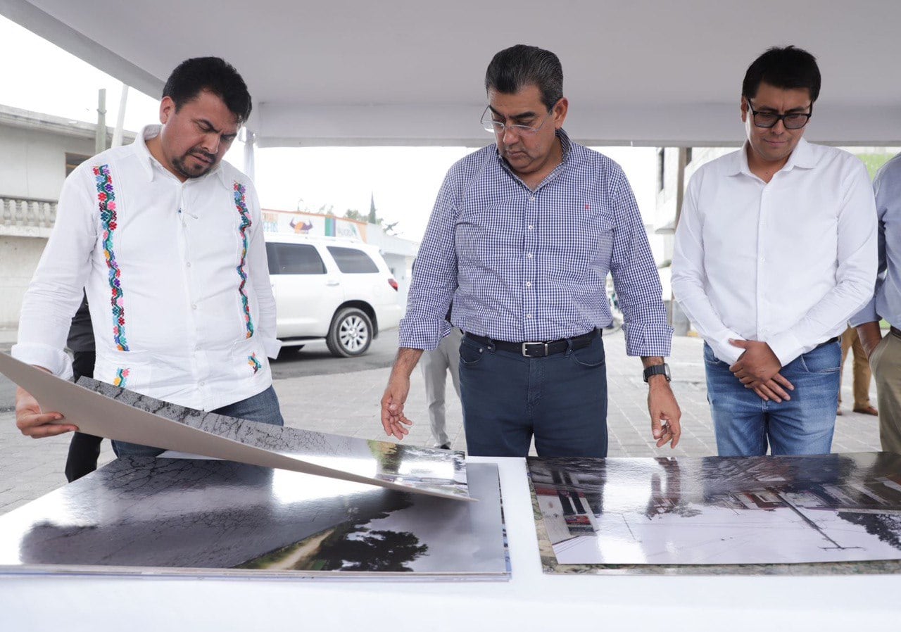 Sergio Salomón supervisa obras de infraestructura carretera en Puebla ...