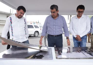 Sergio Salomón supervisa obras de infraestructura carretera en Puebla