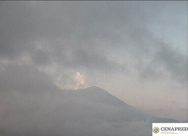 ¿Cómo amaneció el Popocatépetl? 5 de mayo 2021