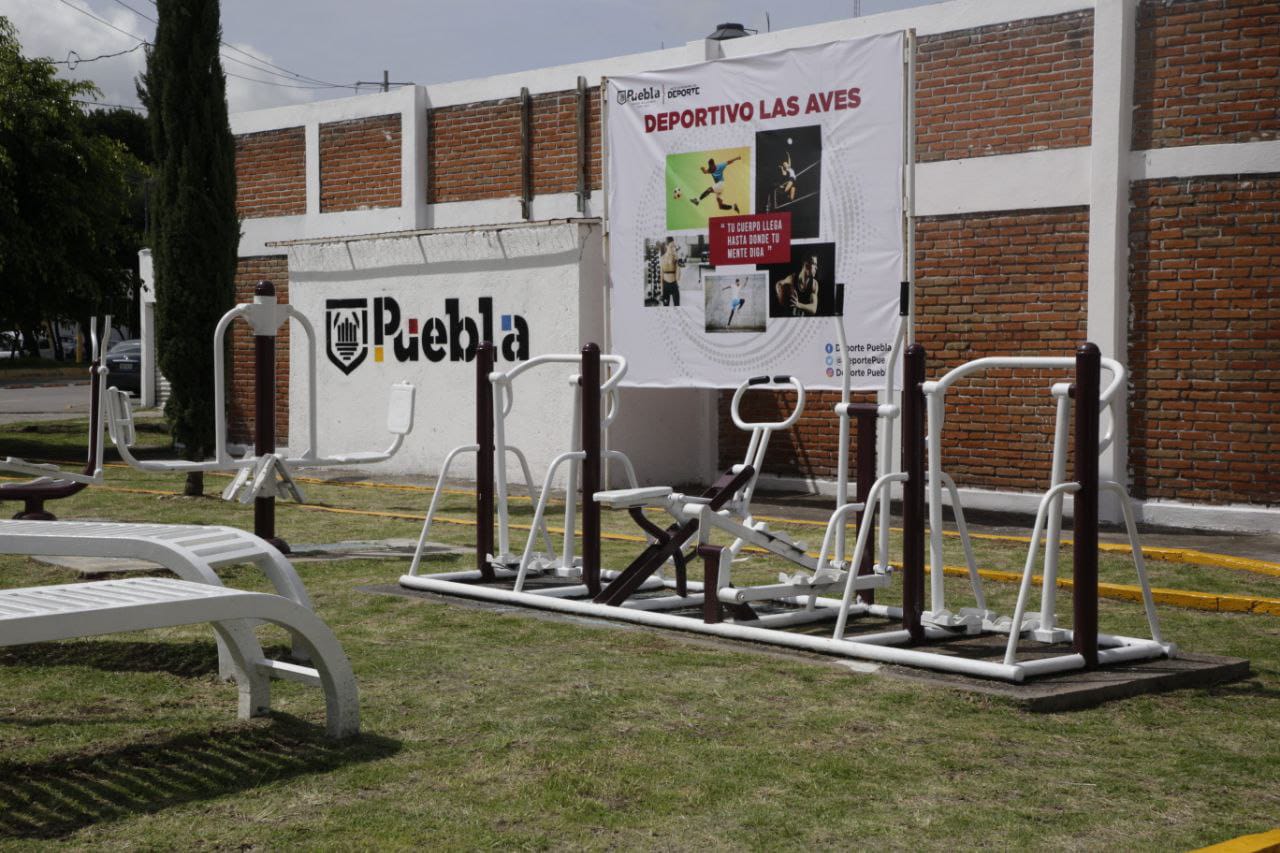Rehabilitan cancha de usos múltiples en el Deportivo Las Aves