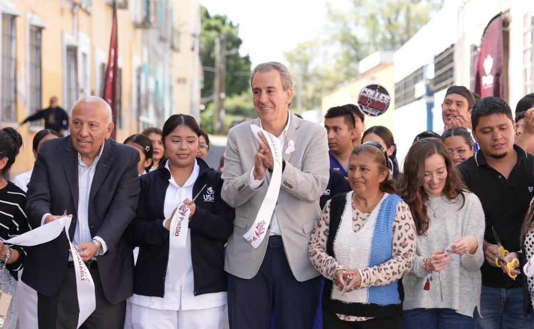Como parte de los trabajos se intervino una superficie total de mil 948 metros cuadrados | Foto: Ayuntamiento de Puebla