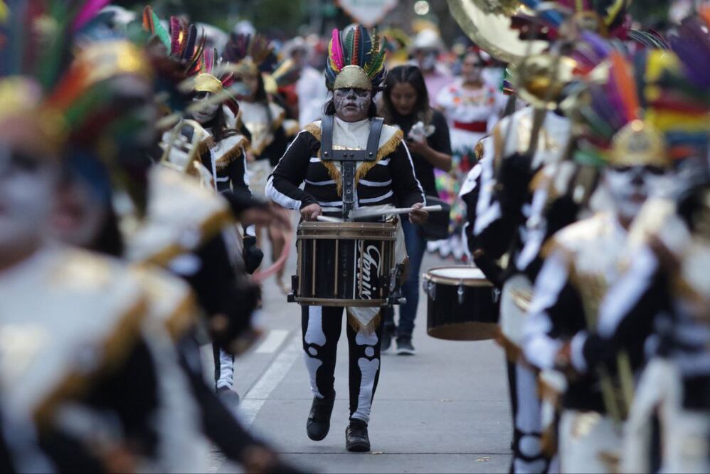 Esta tarde se llevará a cabo el tradicional Desfile de Calaveras en Puebla | Foto: Agencia Es Imagen para El Universal Puebla
