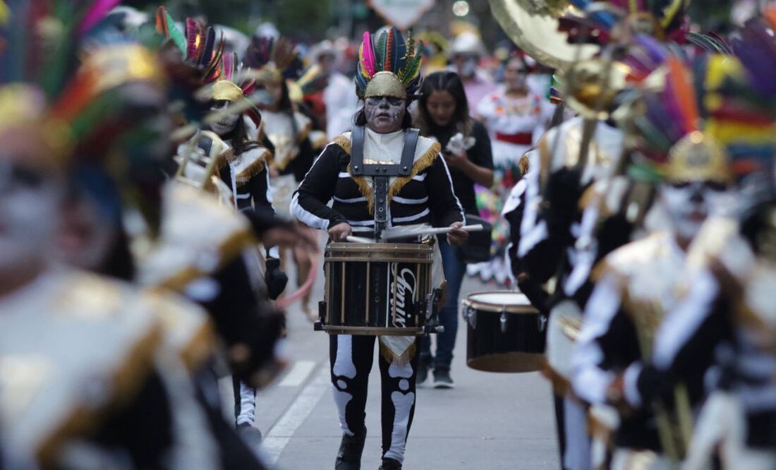 Esta tarde se llevará a cabo el tradicional Desfile de Calaveras en Puebla | Foto: Agencia Es Imagen para El Universal Puebla