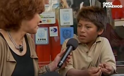 ¿Qué ha sido del niño "acomodador de coches" que entrevistó Cristina Pacheco?