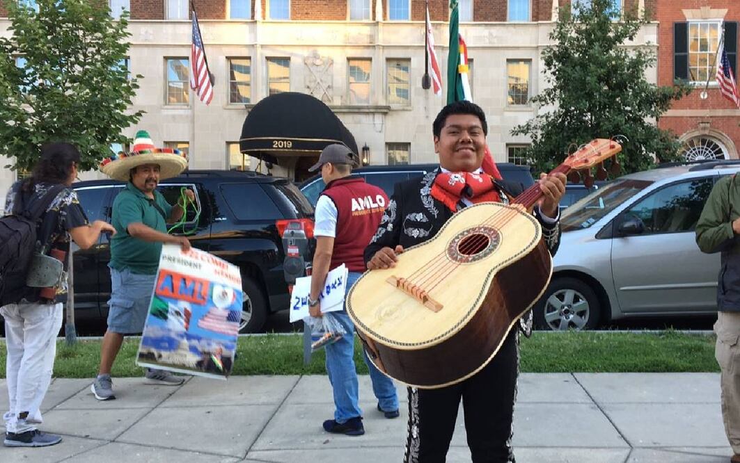 El presidente mexicano se hospedó en el hotel Lombardy. Foto: Alberto Morales