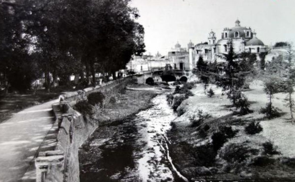 El río San Francisco corría de manera natural por donde ahora es el bulevar Héroes del 5 de Mayo | Foto: Facebook Jorge Arturo Jaimes