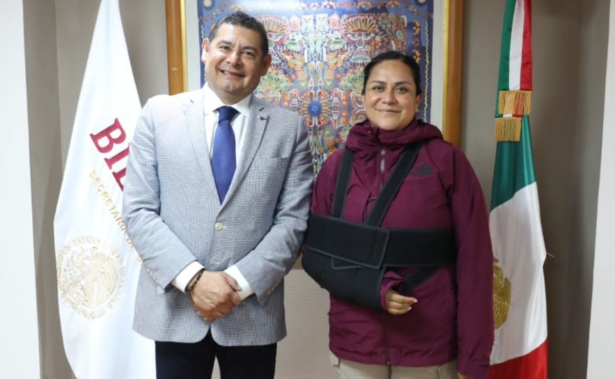 Alejandro Armenta se reunió con la secretaria de Bienestar federal