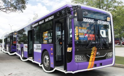 Así lucen los nuevos autobuses eléctricos en Puebla