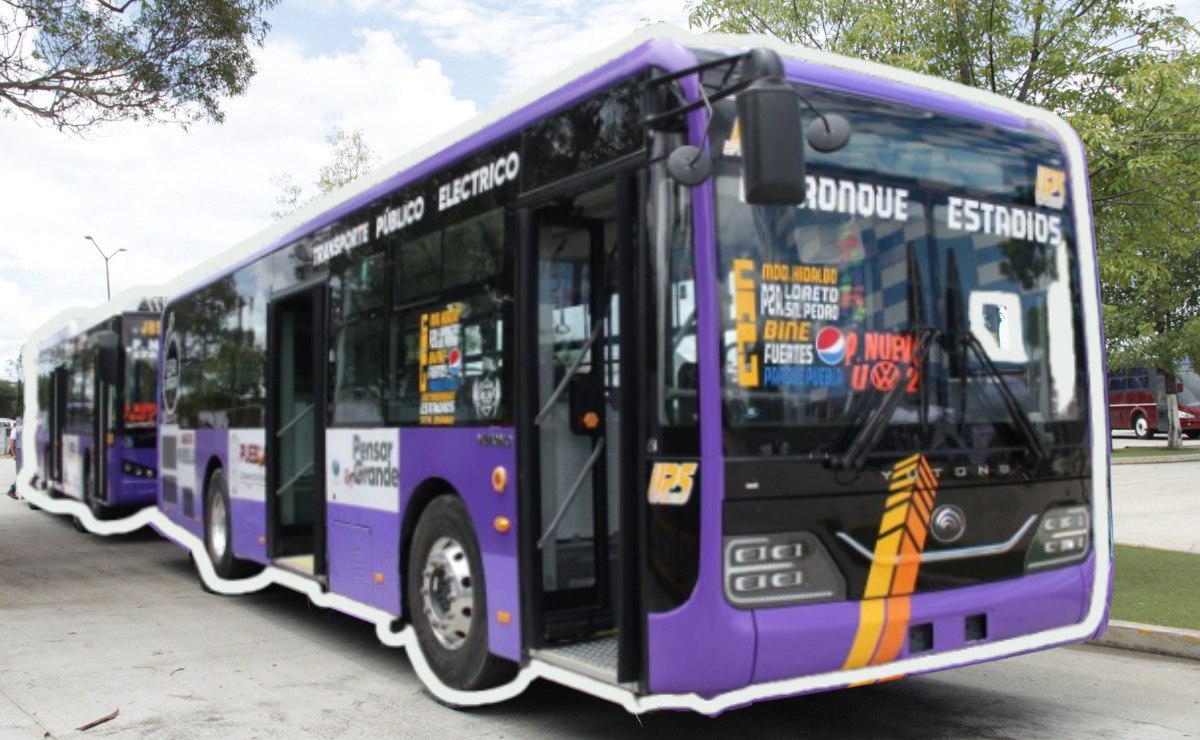 Así lucen los nuevos autobuses eléctricos en Puebla