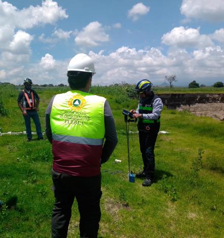 Socavón de Puebla. PC Estatal y CENAPRED realizan estudios y monitoreo