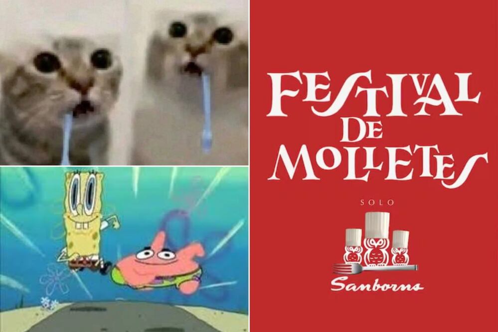 El Festival del Mollete 2026 se volvió tendencia en TikTok gracias a memes y videos virales | Foto: X / Sanborns