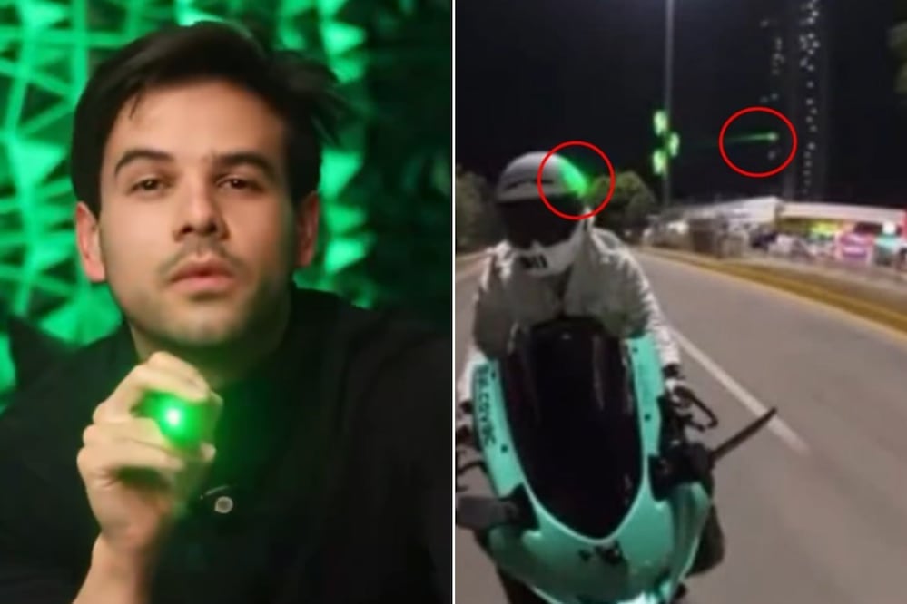 Erick Núñez aseguró que no tiene relación con los ataques reportados en la Vía Atlixcáyotl | Foto: Captura de video Erick Núñez / Redes Sociales