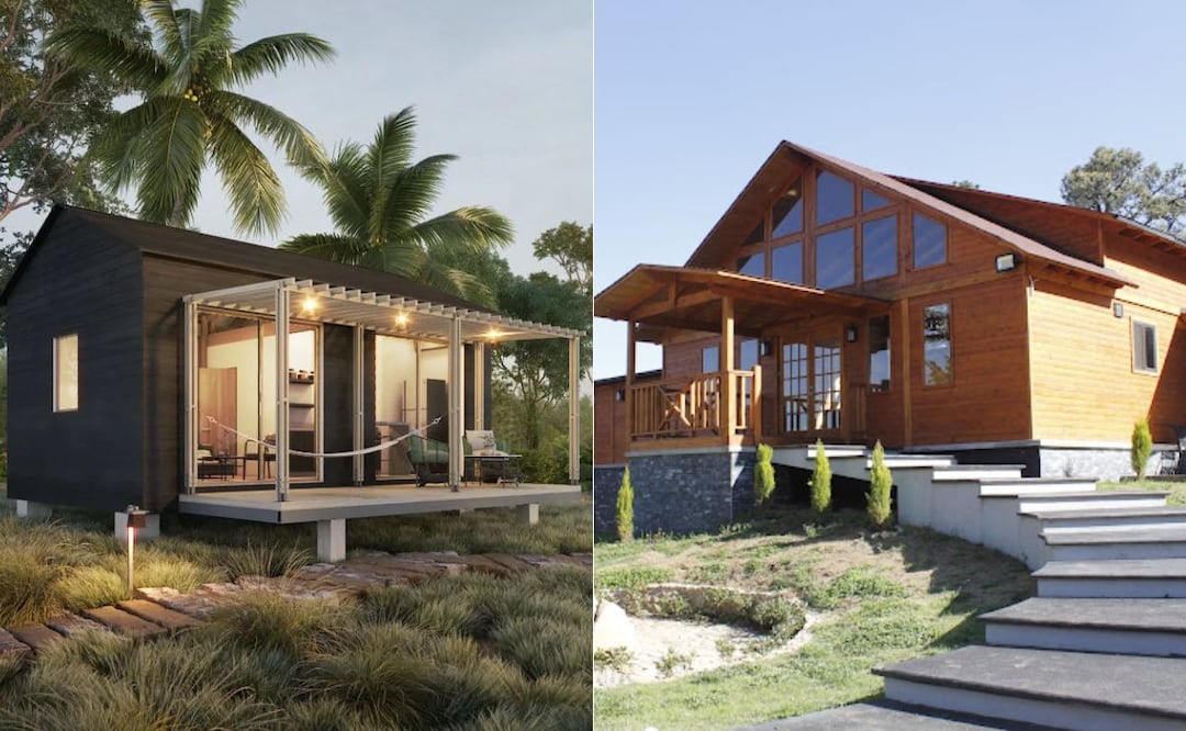 En México puedes adquirir casas prefabricadas de lujo | Foto: cabin.mx / Santa Fe Cabins