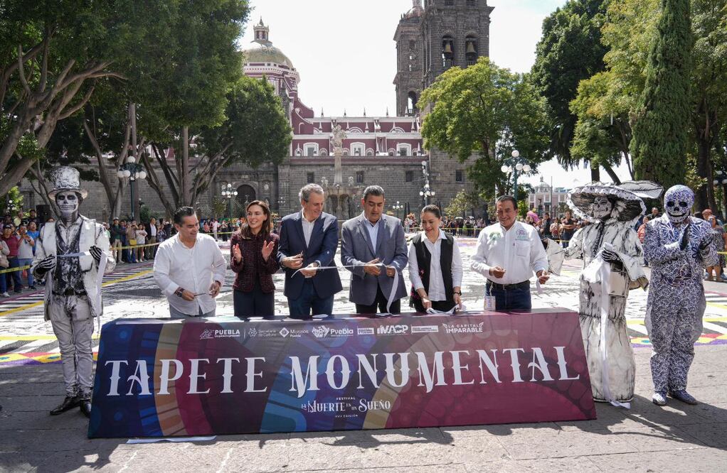 Visita este increíble tapete monumental | Foto: Ayuntamiento de Puebla