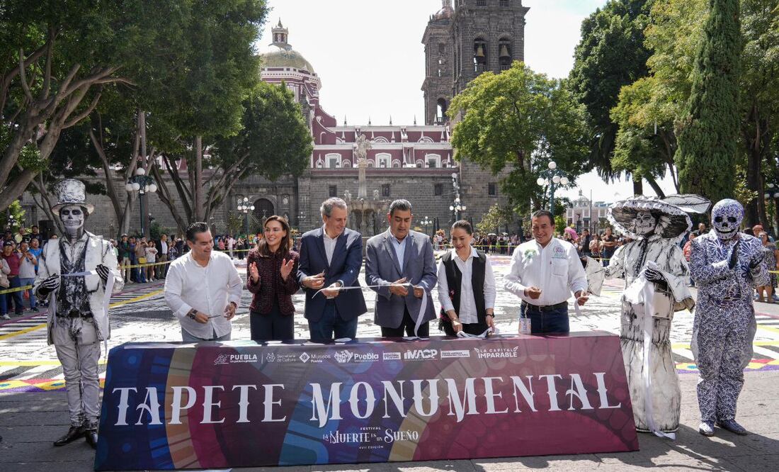 Visita este increíble tapete monumental | Foto: Ayuntamiento de Puebla