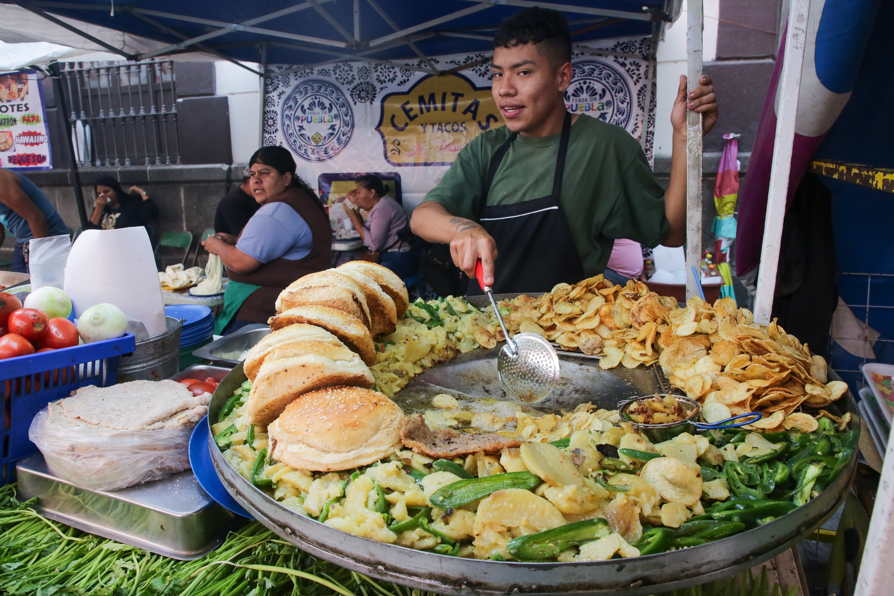Cemitas de chilaquiles, la nueva creación gastronómica en Puebla