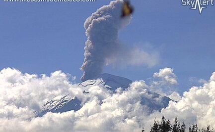 Popocatépetl sorprende con tres explosiones este viernes