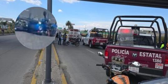 Motociclista muere al caer de puente en el Periférico Ecológico; hay una mujer lesionada
