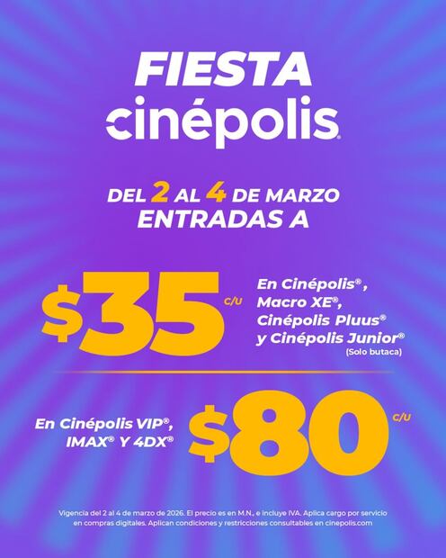 Foto: Facebook Cinépolis