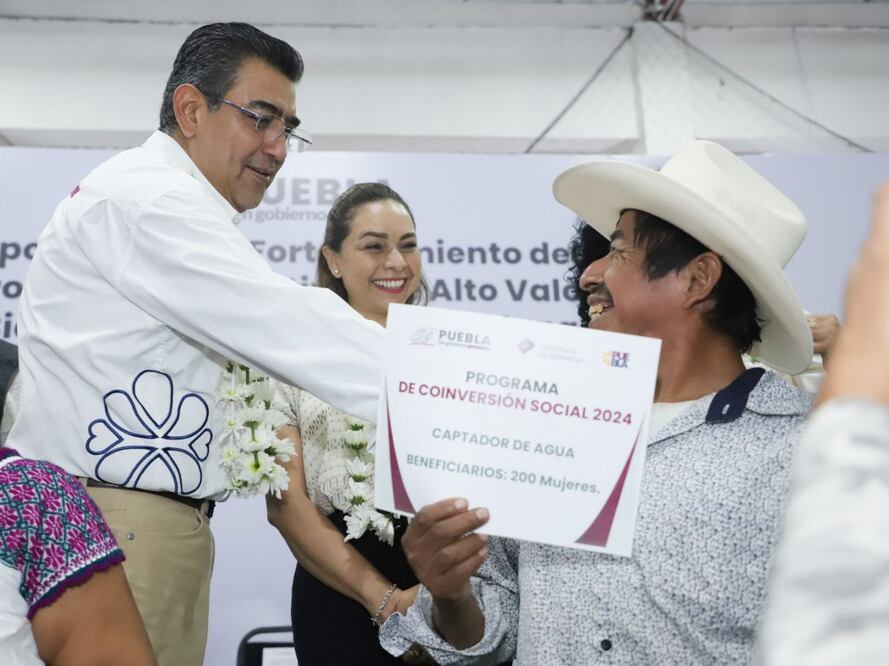 Sergio Salomón estuvo de gira en Cuetzalan | Fotos Gobierno del Estado