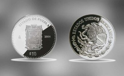Tres hermosas monedas de colección que están relacionadas con Puebla
