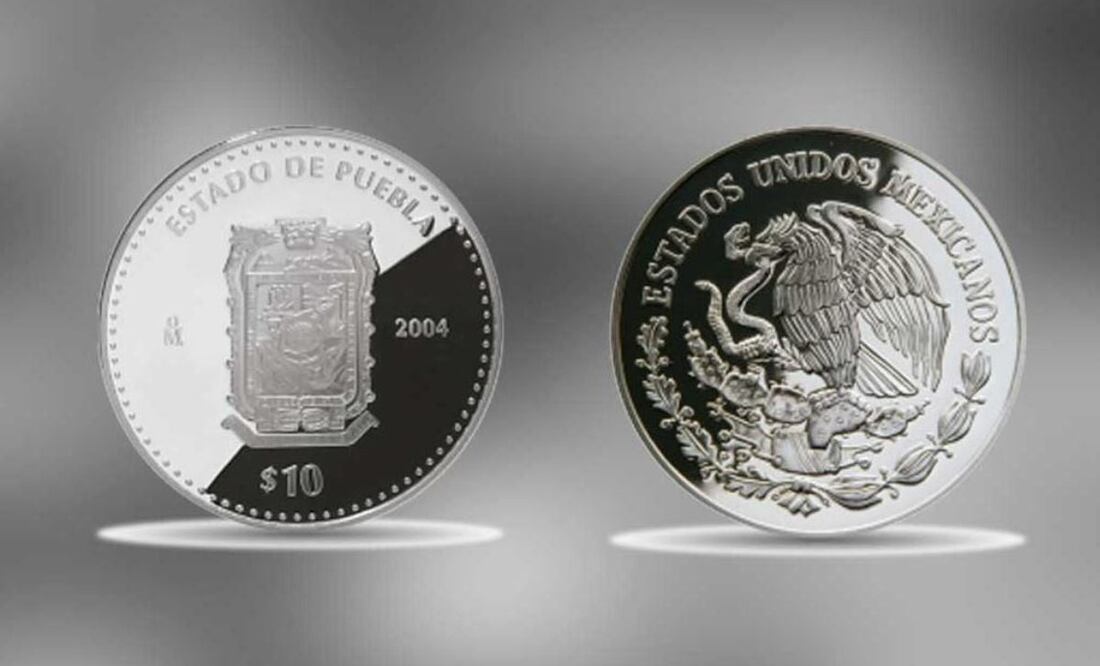El estado de Puebla y sus personajes históricos han sido plasmados en monedas muy apreciadas por los coleccionistas de todo México | Foto: Archivo El Universal Puebla