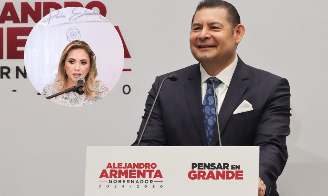 Alejandro Armenta Mier informó que Paola Angón Silva se integrará a su gabinete / Foto: EsImagen