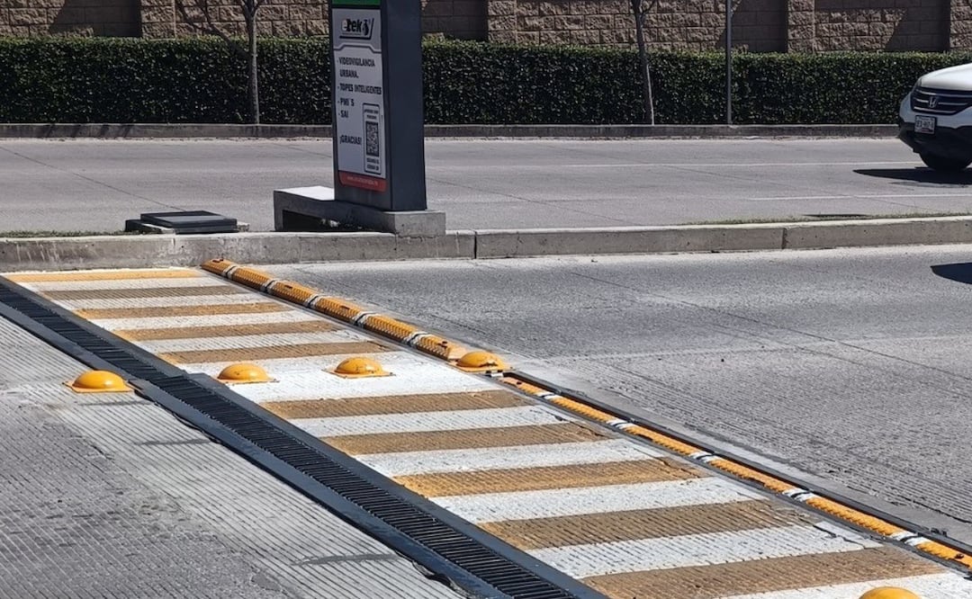 El primer tope inteligente en todo el país está en Puebla | Foto: Nancy Camacho