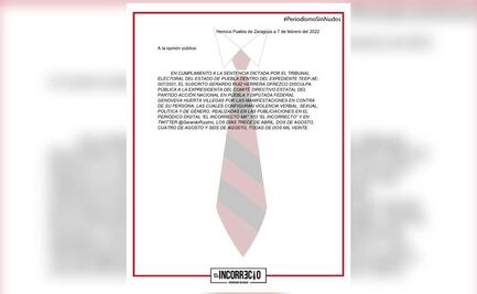 Disculpa pública del comunicador Gerardo Ruiz para Genoveva Huerta