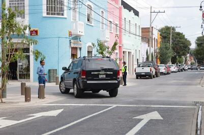 ¡Precaución! Ya inició el cambio de sentido en calles del Centro Histórico de Puebla
