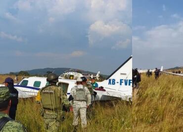 Fallas mecánicas obligan a aterrizaje de emergencia de avioneta en Puebla