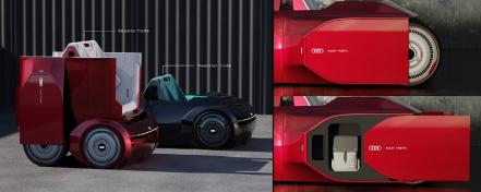 Audi Vista, el micro auto eléctrico que se transforma