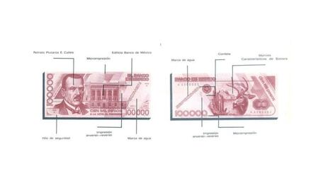 Así era un 'venado' de 100,000 pesos, el billete de mayor denominación en la historia de México