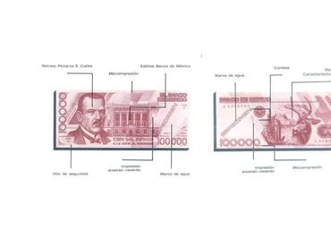 Así era un 'venado' de 100,000 pesos, el billete de mayor denominación en la historia de México