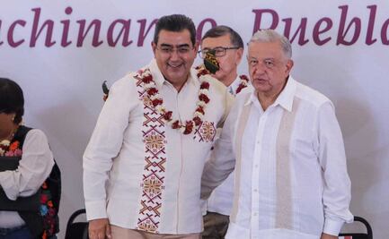 Gobernador de Puebla hace llamado a la unidad en visita de AMLO 