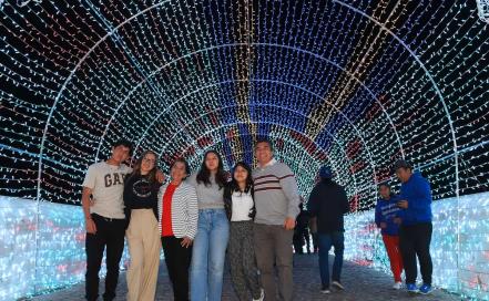 Conoce la hermosa iluminación navideña del Puente de Ovando