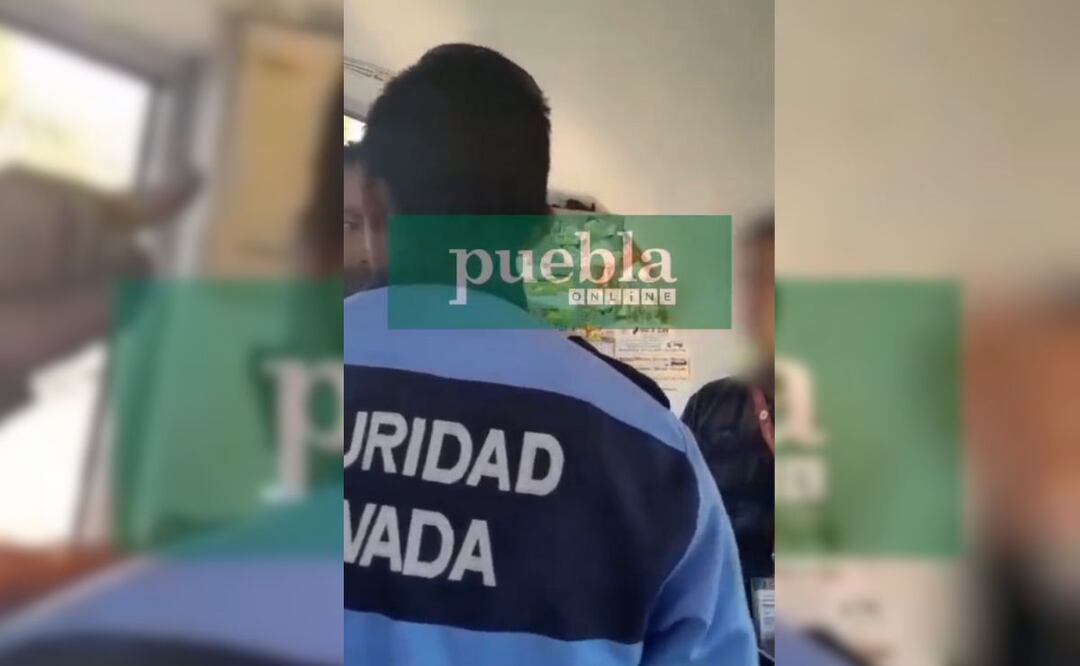 En redes sociales circula un video del papá del junior golpeador amenazando a otro guardia | Foto: captura video X ALunaSilva