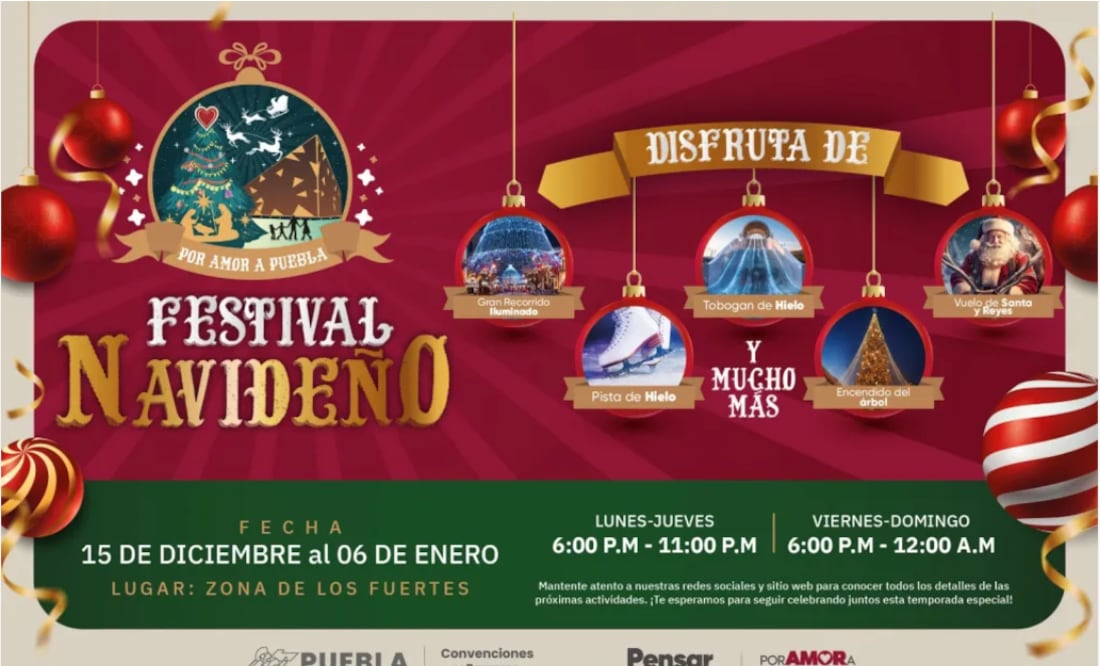 Estas son las actividades y horarios que tendrá el Festival Navideño ...