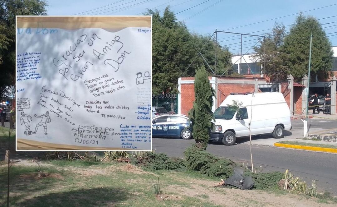 Así despiden a adolescente asesinado afuera del Colegio Camino Real / Foto: Captura Diario Cambio / EsImagen