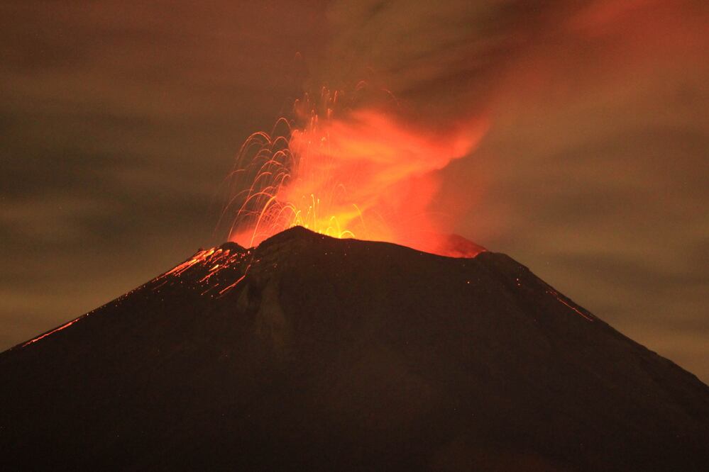 El volcán Popocatépetl mantiene una intensa actividad desde su despertar, en 1994 | Foto: EsImagen