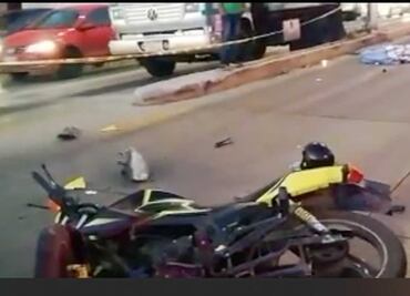 Embisten y matan a motociclista en Prados Agua Azul