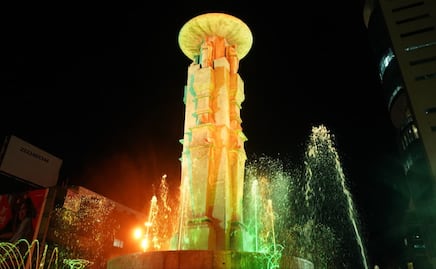 Inaugura Pepe Chedraui mantenimiento integral de la Fuente de los Frailes