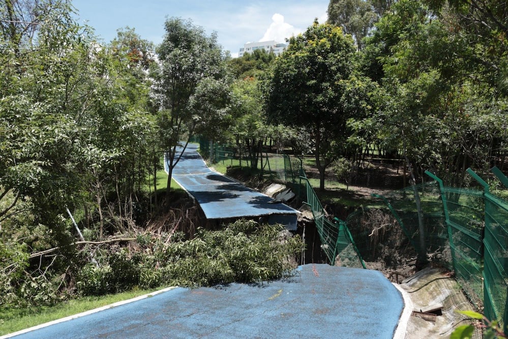 La pista del Parque Metropolitano permanecerá cerrada hasta que concluyan la evaluación y las obras de reparación | Foto: EsImagen