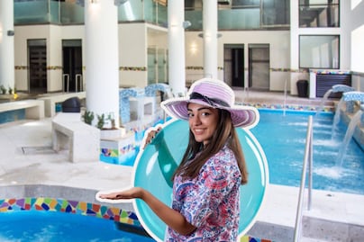 Disfruta de las aguas termales techadas en este Pueblo Mágico de Puebla