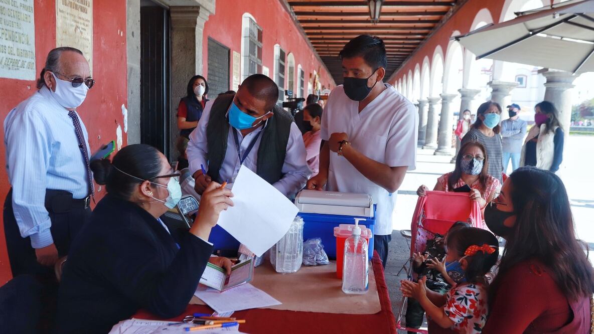 Alistan vacunación contra Covid-19 en San Pedro Cholula FOTO: Agencia Enfoque