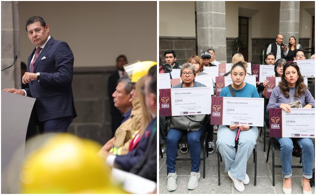Estado y Ayuntamiento fortalecen la coordinación para proteger el patrimonio de familias y pequeños comercios afectados | Foto: Gobierno de Puebla.