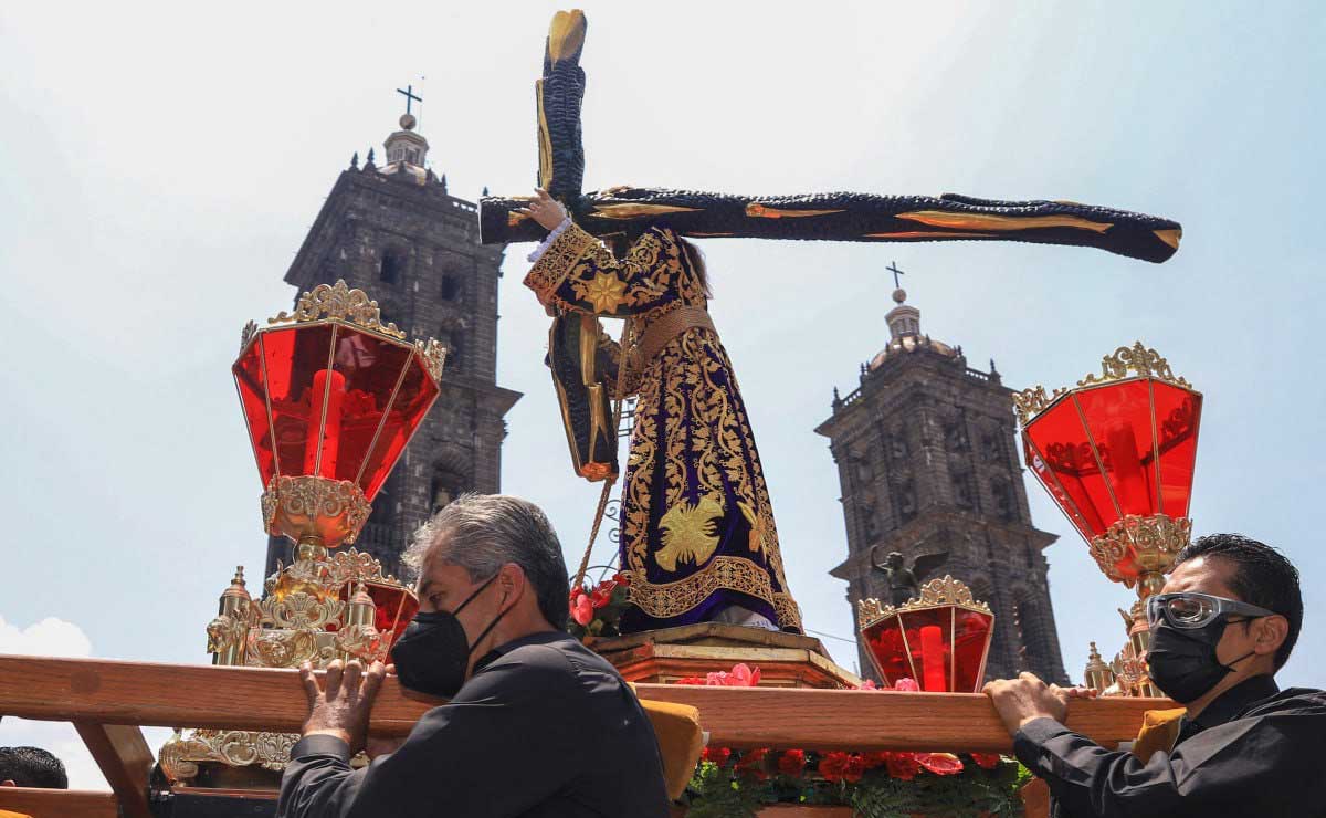 Todo está listo para la edición 31 de la Procesión de Viernes Santo en Puebla