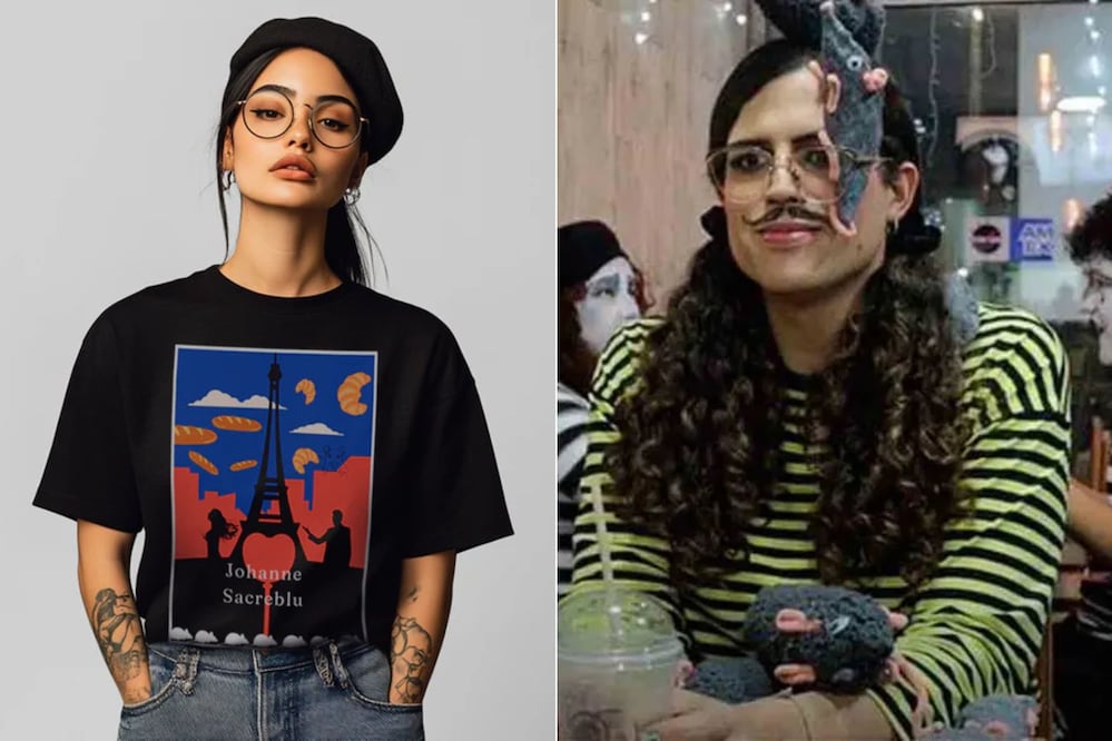 Johanne Sacreblu ya tiene merch oficial / Foto: Máscara De Látex  / Redes Sociales