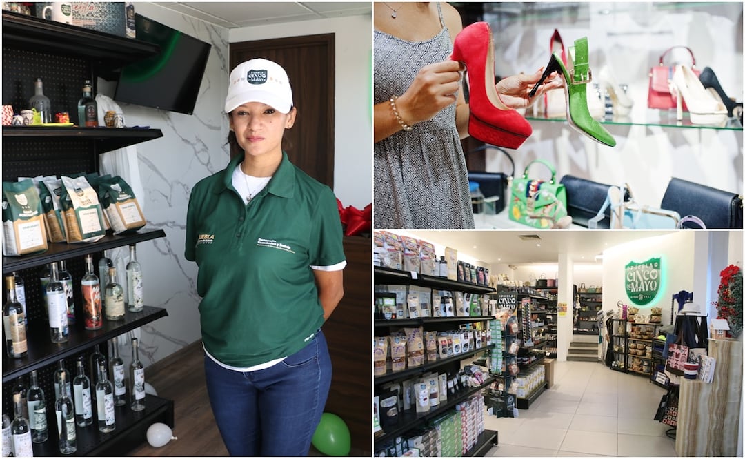 195 grupos de 42 municipios exhiben en la Tienda Puebla Cinco de Mayo | Foto: Gobierno del Estado